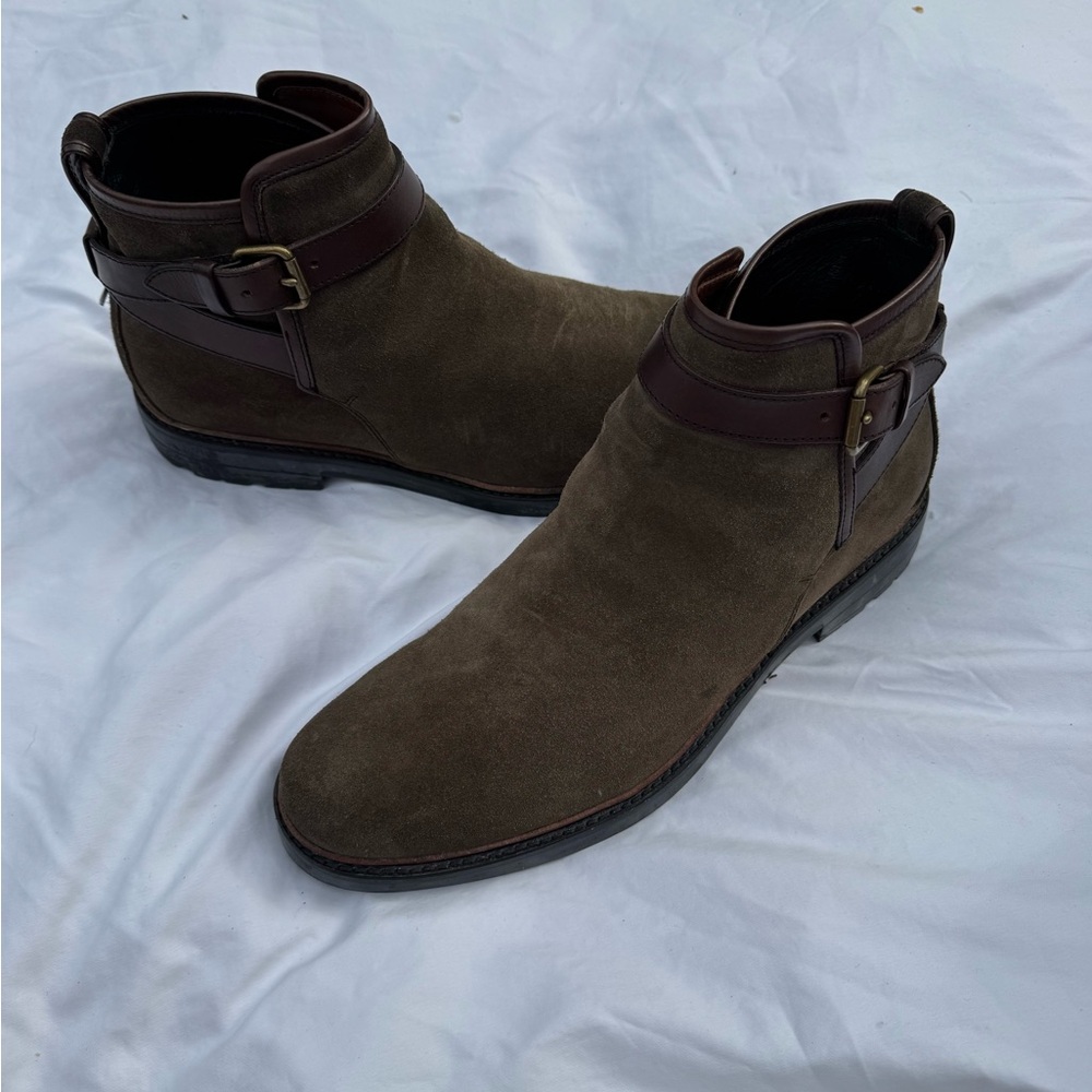 Coach Men's Suede Chukka Boots in Rich Brown